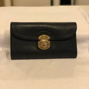 Louis Vuitton Black Monogram Mahina Wallet